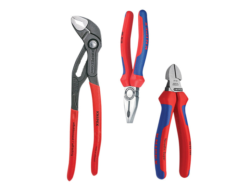 Knipex KPX002009 Bestseller Pliers Set, 3 Piece