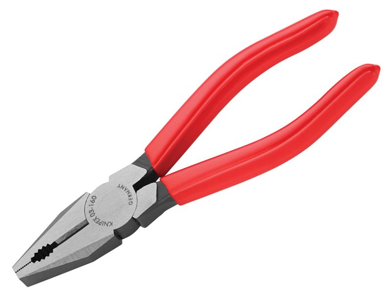 Knipex KPX0301160 03 01 Series Combination Pliers, PVC Grips