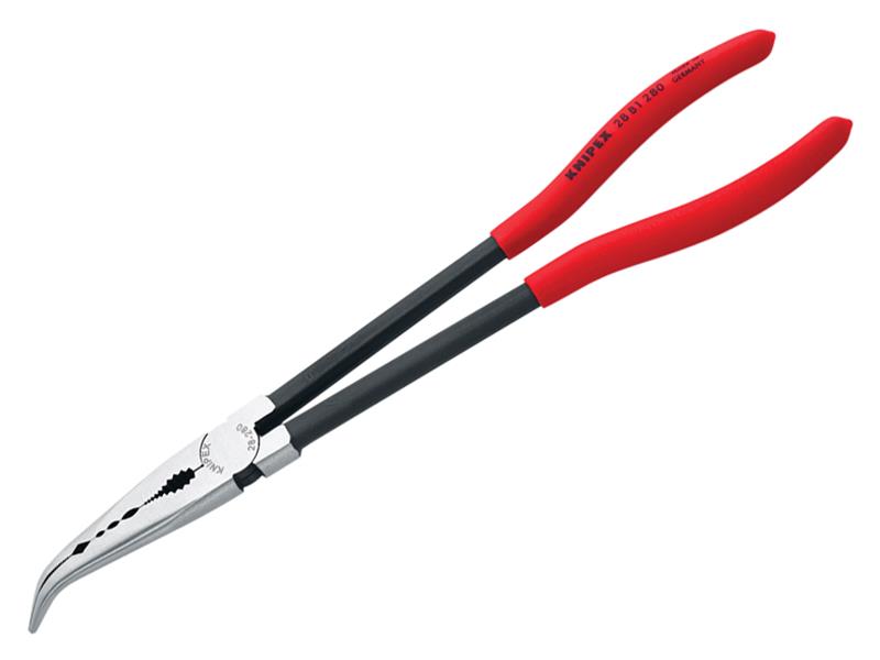 Knipex KPX2881280 Long Reach Bent Needle Nose Pliers 280mm