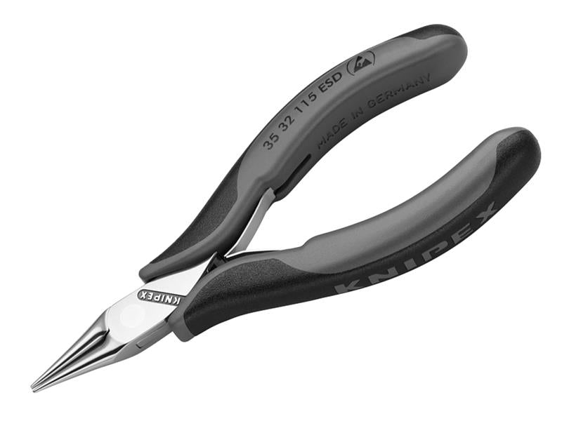 Knipex KPX3532ESD ESD Electronics Round Nose Pliers 115mm