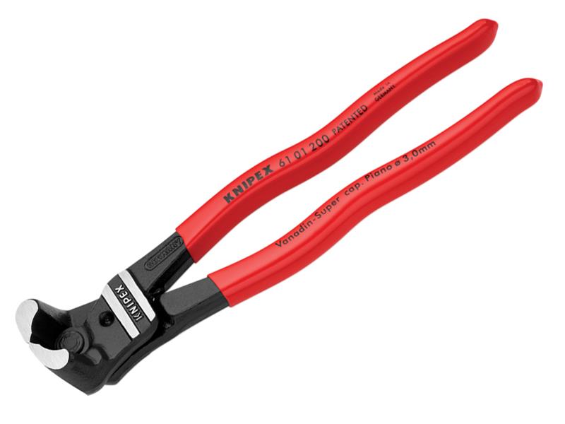 Knipex KPX6101200 Bolt End Cutting 85° Nipper PVC Grip 200mm (8in)