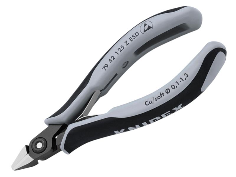 Knipex KPX7942125ES ESD Precision Electronics Side Cutters 125mm