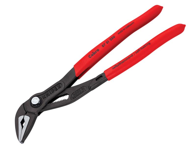Knipex KPX8751250 Cobra® ES Extra Slim Water Pump Pliers PVC Grip 250mm