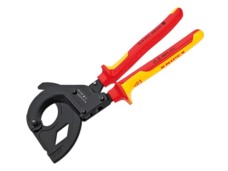 Knipex KPX9536315 VDE Ratchet Action Cable Cutter 315mm