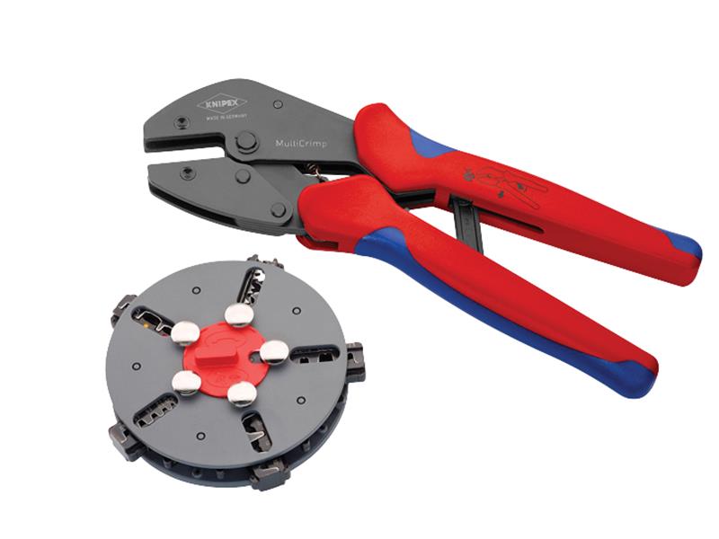 Knipex KPX973302 Multicrimp® Pliers Set - 5 Quick Change Cartridges