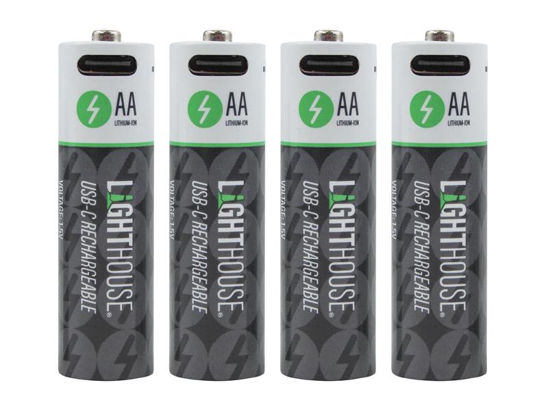 USB-C Rechargeable Batteries