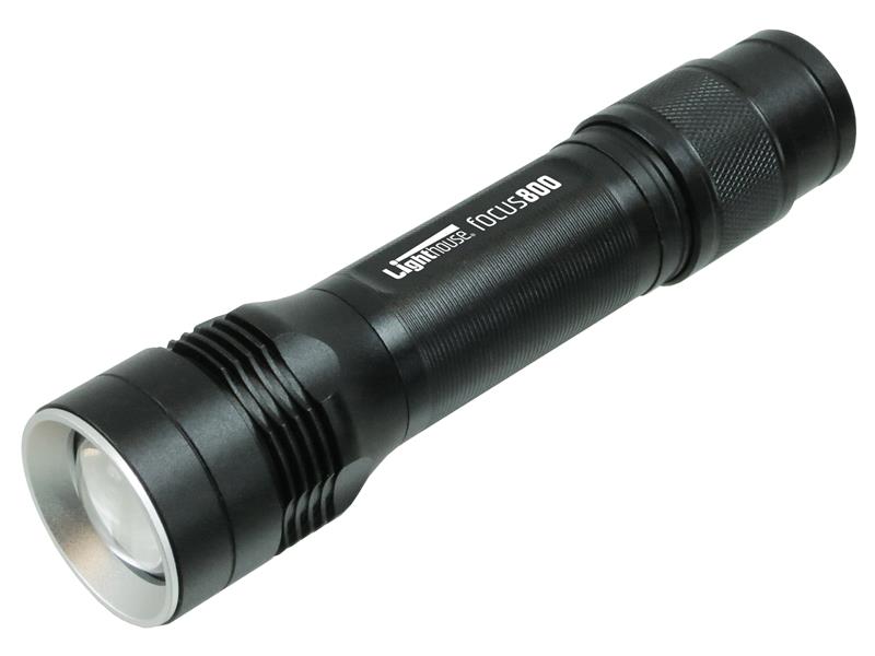 Lighthouse L/HEFOC800 elite Focus800 LED Torch with Rechargeable USB Powerbank 800 lumens