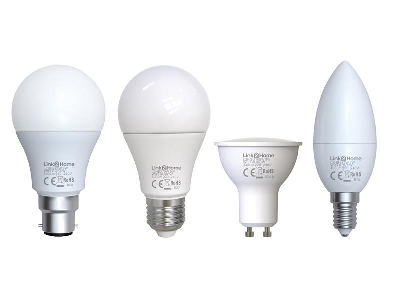 Link2Home LTHB229W Wi-Fi LED Dimmable Bulbs with RGB