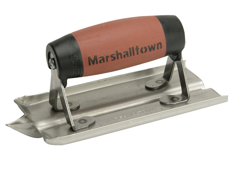 Marshalltown M/T180D M180D Stainless Steel Groover Trowel DuraSoft® Handle 6 x 3in