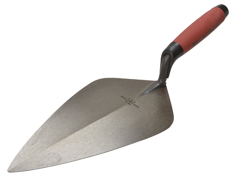 Marshalltown M/T3411D 34D Wide London Pattern Brick Trowel, DuraSoft® Handle
