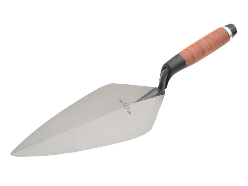 Marshalltown MT34L11 34 Wide London Brick Trowels Leather Handles