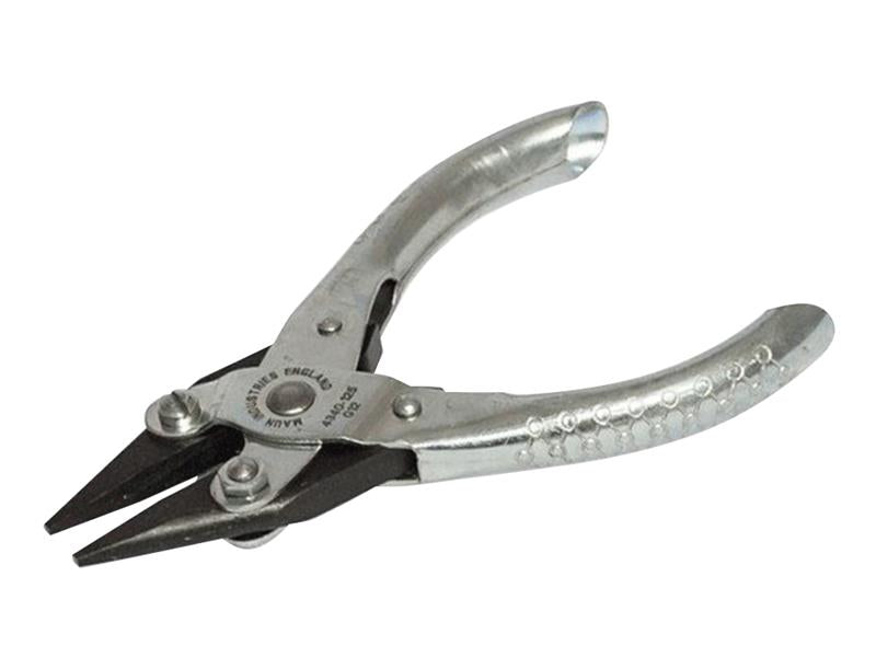 Maun MAU4340125 Snipe Nose Parallel Pliers, Smooth Jaws 125mm