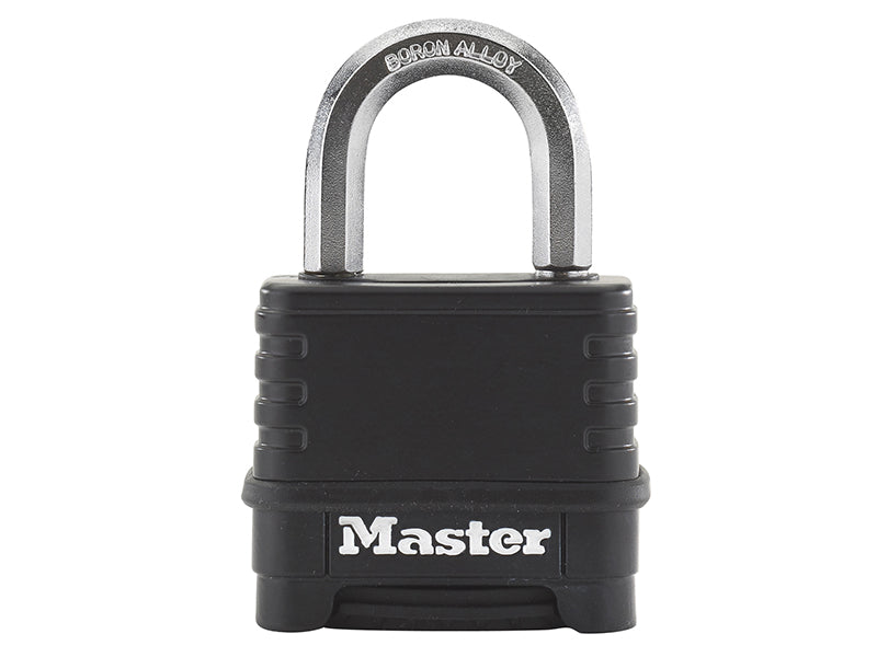Master Lock MLKM178 Excell™ 4-Digit Black Finish Combination 50mm Padlock