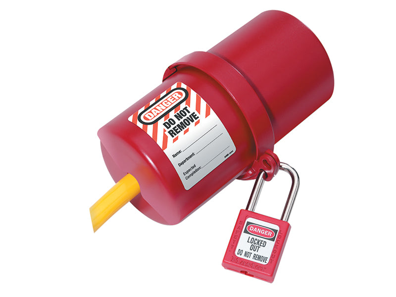 Master Lock MLKS487 Lockout Electrical Plug Cover