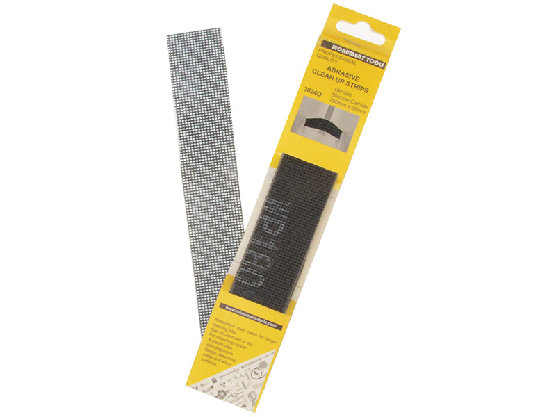 Monument MON3024 3024O Abrasive Clean Up Strips (Pack of 10)
