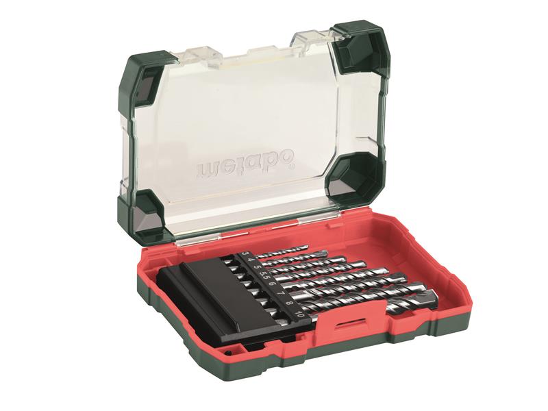 Metabo MPT626706 Masonry Drill Set, 8 Piece