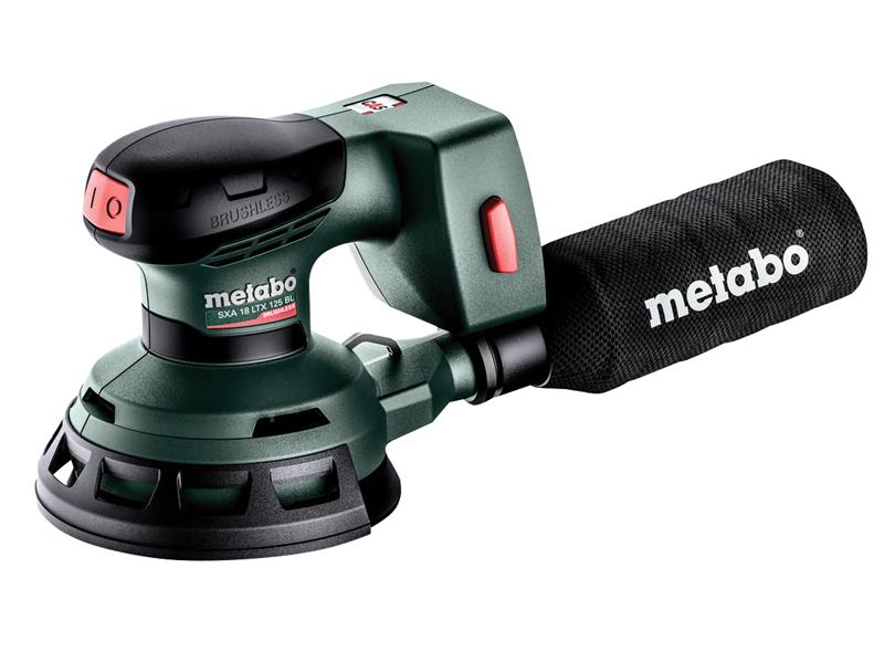 Metabo MPTSXA18LTX SXA 18 LTX 125 BL Brushless Orbital Sander + metaBOX 18V Bare Unit