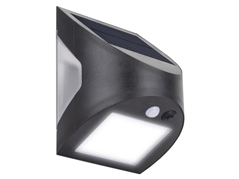 Prysm Outdoor Solar Wall Light with PIR Motion Sensor