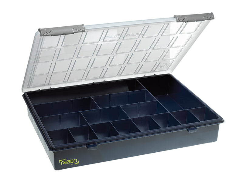 Raaco RAA136174 A4 Profi Service Case Assorter 15 Fixed Compartments