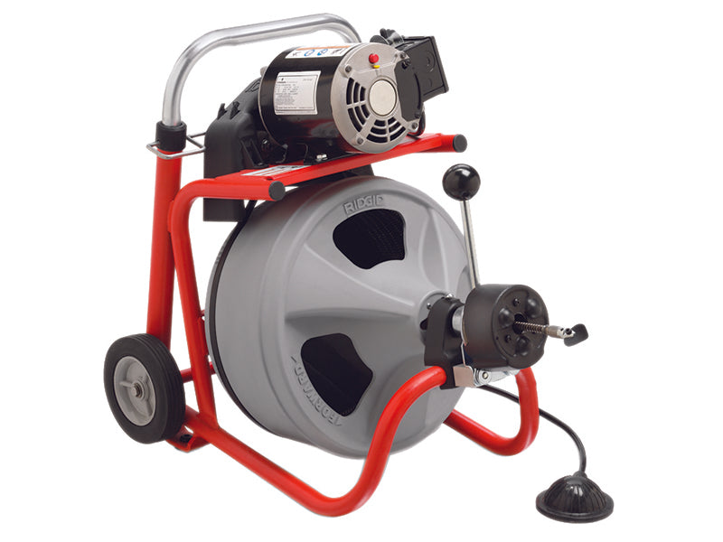 RIDGID RID28098 K-400 AUTOFEED® Drum Machine with C-32IW (Integral Wound) Solid Core Cable 28098