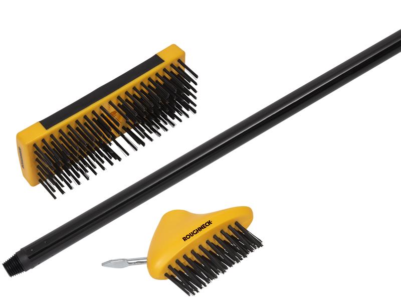 Roughneck ROU52090 Patio & Decking Brush Set 3 Piece