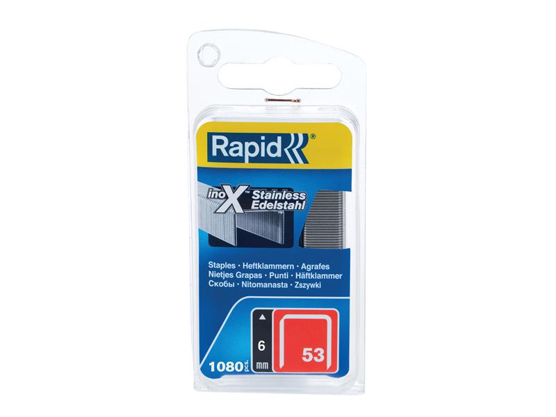 Rapid RPD40109509 53 Series Stainless Steel Fine Wire Staples