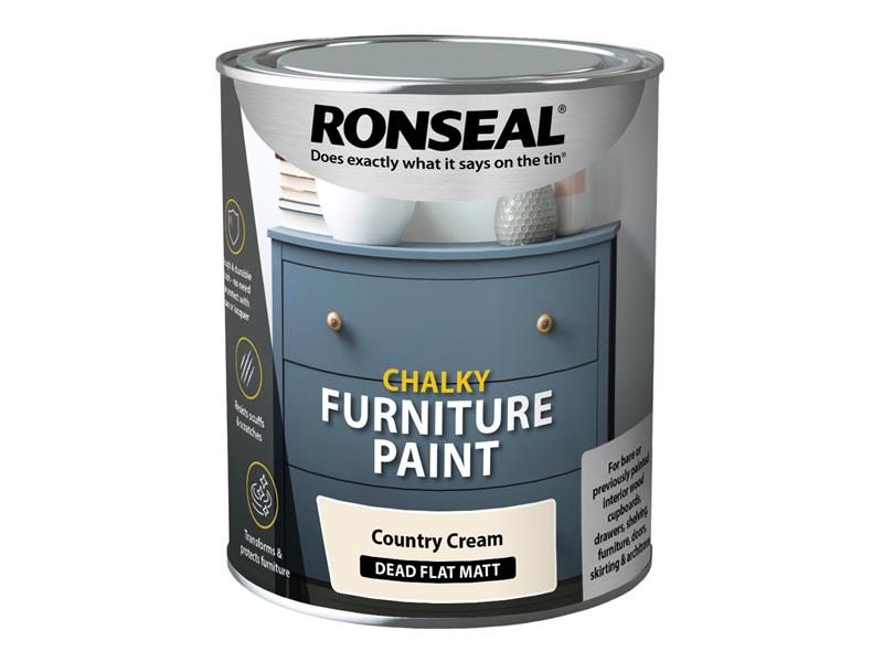 Ronseal RSLCFPCC750 Chalky Furniture Paint