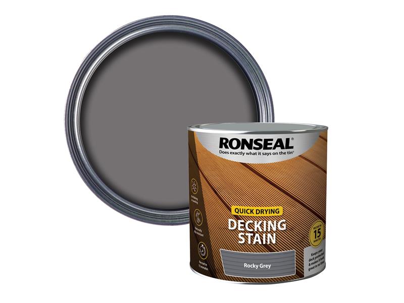 Ronseal RSLQDDSCO25L Quick Drying Decking Stain
