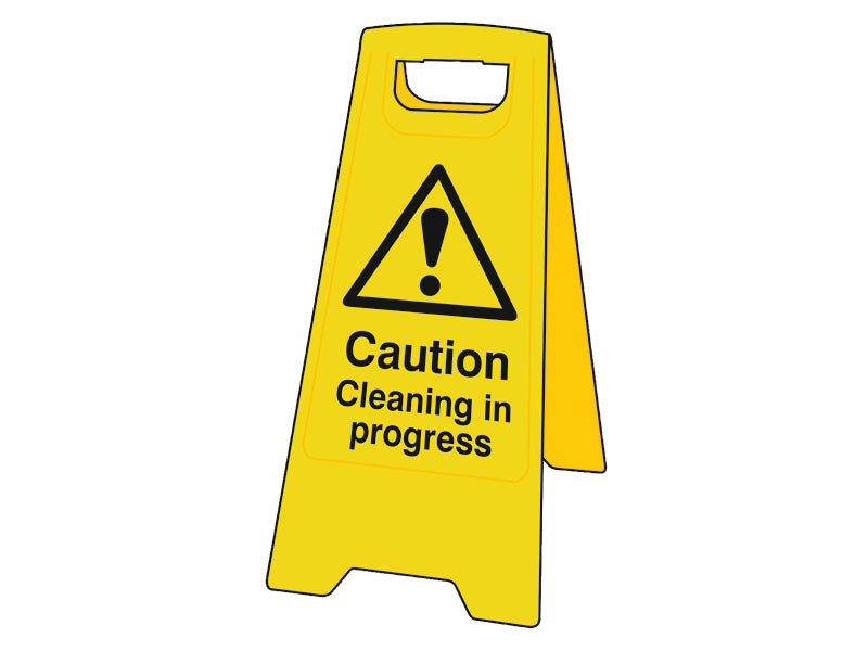 Scan SCA4703 Caution Cleaning In Progress - Heavy Duty 'A' Board