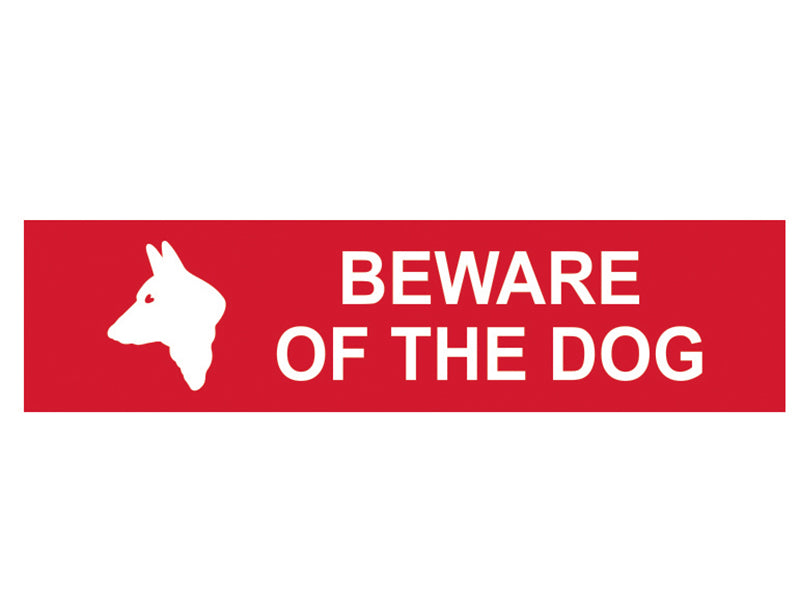 Scan SCA5251 Beware Of The Dog - PVC Sign 200 x 50mm