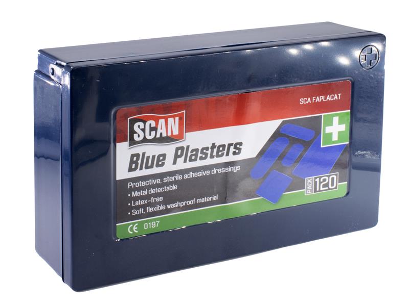 Scan SCAFAPLACAT Assorted Hypoallergenic Blue Plasters 120