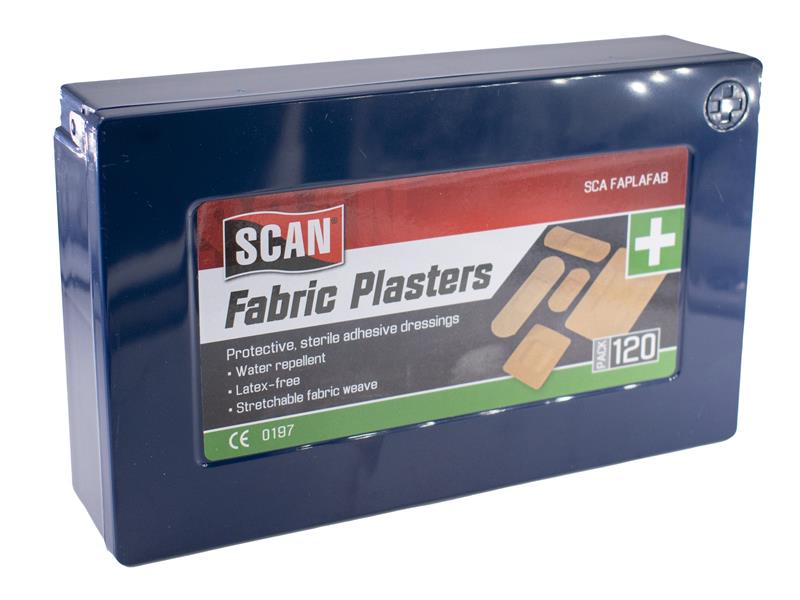 Scan SCAFAPLAFAB Assorted Hypoallergenic Fabric Plasters 120