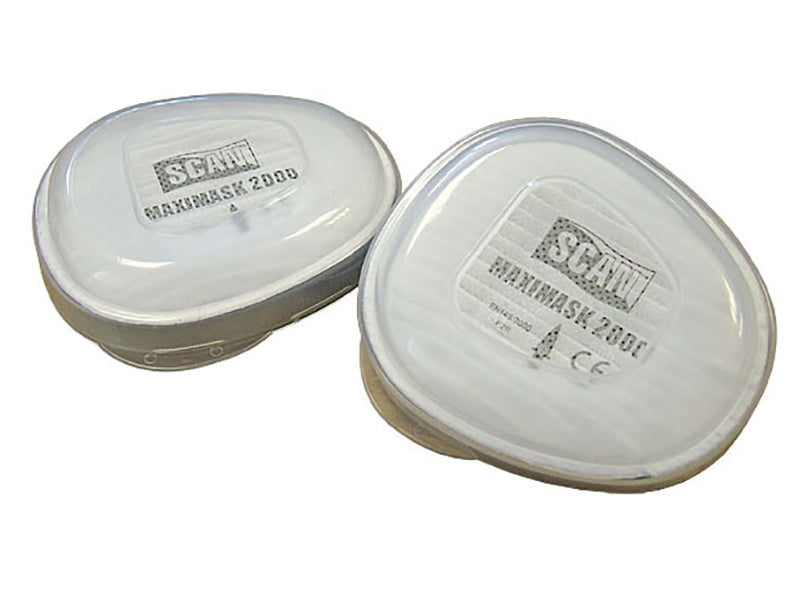 Scan SCAPPECARTP2 Twin Filter Replacement Cartridge P2 (Pack of 2)