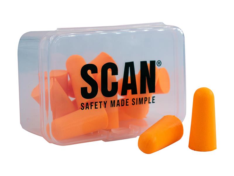 Scan SCAPPEEARPL Tapered Foam Earplugs (6 Pairs)