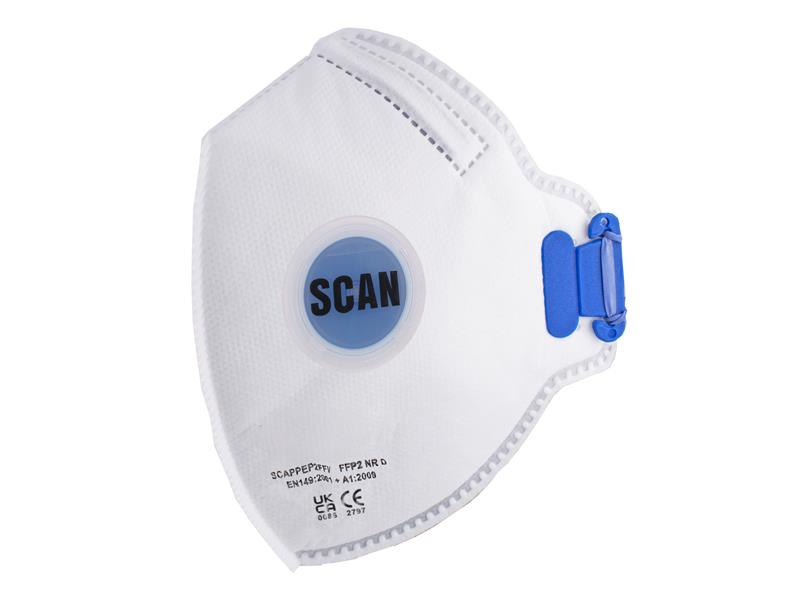 Fold Flat Valved Disposable Masks FFP2