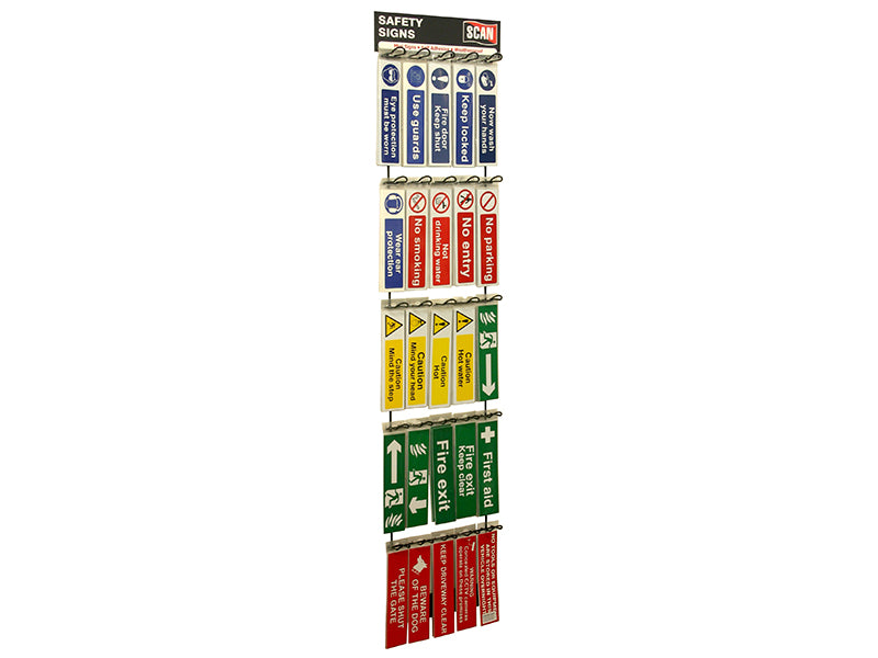 Scan SCASSDIS100 Signs Display - 100 Signs