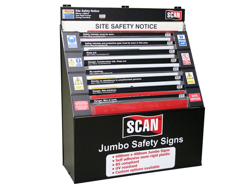 Scan SCASSDIS36 Signs Display - 36 Large Signs
