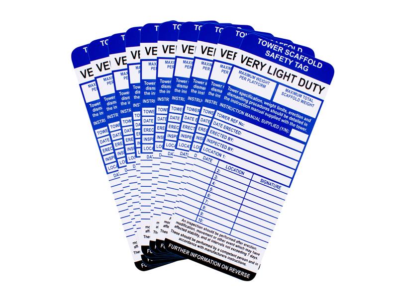 Scan SCATOWTAGI Tower Tag Inserts Pack Of 10