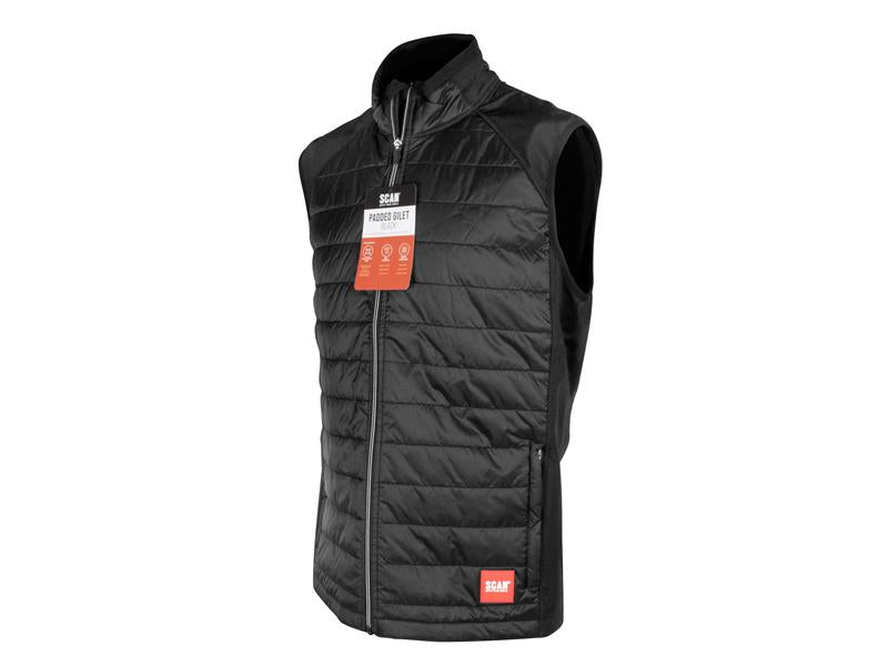 Padded Gilet with Stretch Back