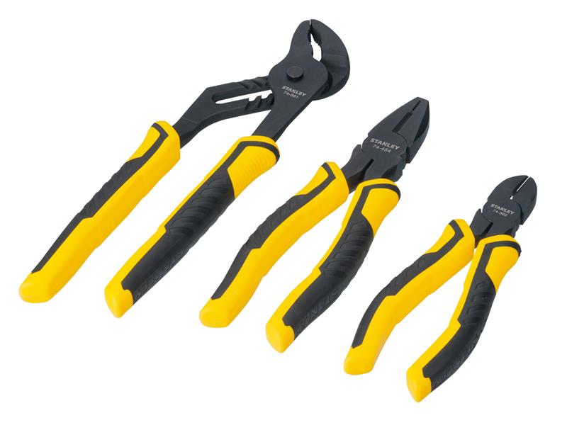STANLEY® STA074471 ControlGrip™ Pliers Set, 3 Piece