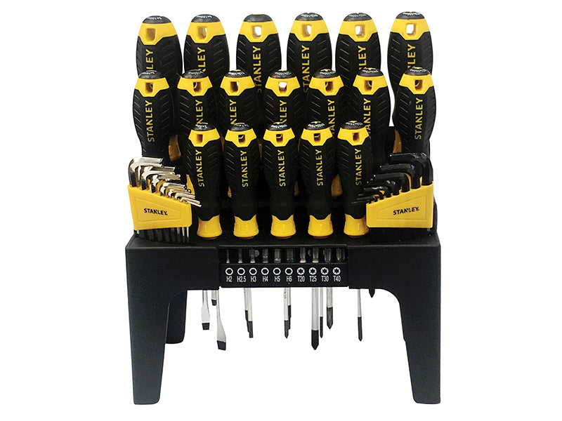 STANLEY® STA074958 Screwdriver Set in Rack, 44 Piece