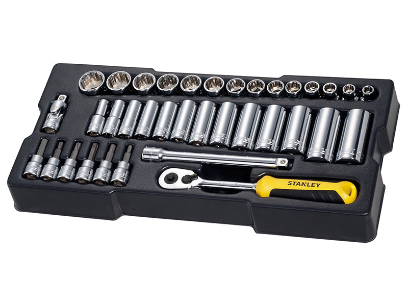 STANLEY® STA174174 3/8in Drive Metric Socket Module 36 Piece