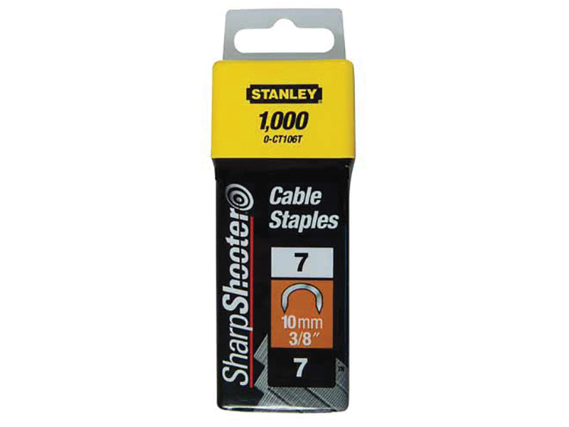 STANLEY® STA1CT106T Type 7 Cable Staples