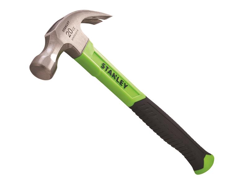Fibreglass Hi-Vis Claw Hammer 567g (20oz)