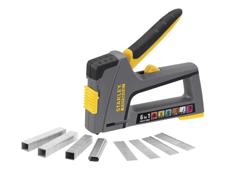 STANLEY® STA670868 FATMAX® 6-in-1 Multi-Purpose Plastic Staple and Brad Nail Gun