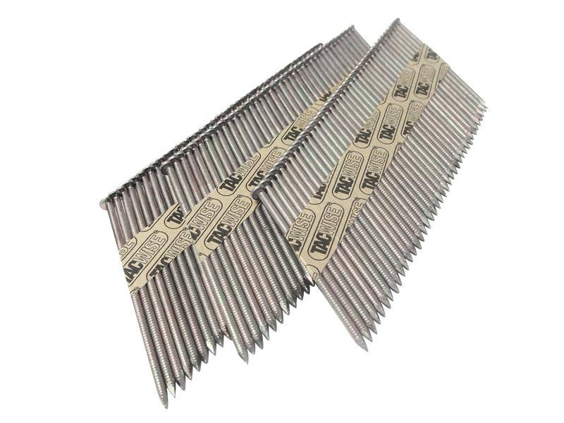 Tacwise TAC1122 34° Extra Galvanised Framing Plain Shank Nails Type 3.1/90mm (2200)