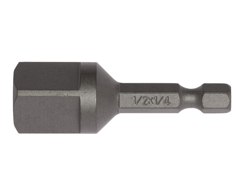 Teng TENACCDA1412 ACCSDA1412 50mm Adaptor 1/4in Hex to 1/2in Square