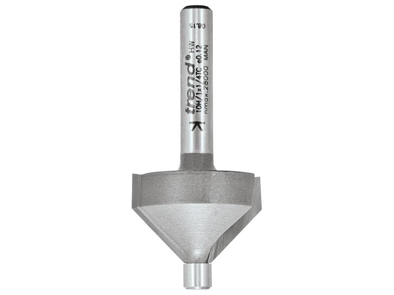Trend TRE10H114TC 10H/1 x 1/4 TCT Pin Guided Chamfer / Bevel 45° 10 .0 x 14.0mm