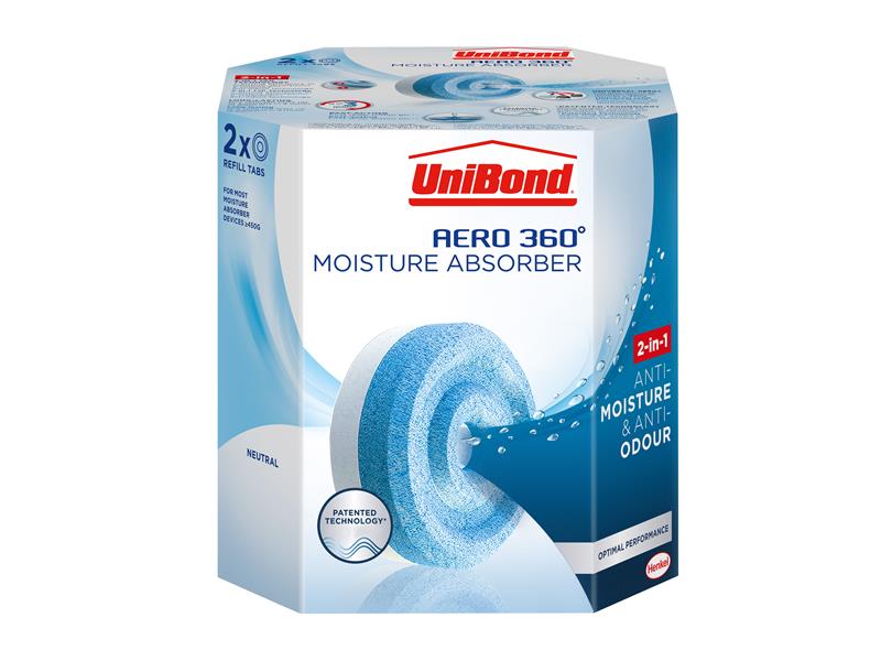 UniBond UNI1807937 AERO 360º Moisture Absorber Refills