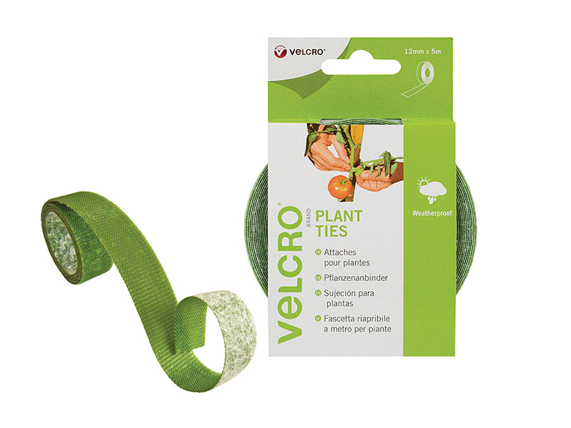 VELCRO® Brand VEL60202 VELCRO® Brand ONE-WRAP® Plant Ties 12mm x 5m Green